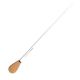 MAESTRO BATONS TR11B 12-inch White Wood Shaft Baton With Pear-shaped Cork Handle
