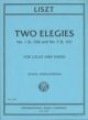 INTERNATIONAL MUSIC LISZT Two Elegies For Cello & Piano Edited By Daniel Morganstern