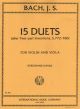 INTERNATIONAL MUSIC BACH 15 Duets After Two-part Inventions S.772 - 786 For String Ensembles