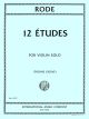INTERNATIONAL MUSIC RODE 12 Etudes For Violin Solo Edited By Tyrone Greive