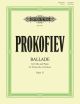 EDITION PETERS PROKOFIEV Ballade For Cello & Piano Op.15