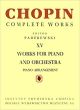 POLISH EDITION CHOPIN Complete Works Xv Works For Piano & Orchestra Piano Arrangement