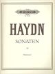 EDITION PETERS JOSEPH Haydn Sonaten Fur Klavier Band 4 Urtext