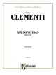 KALMUS SIX Sonatinas Op. 36 By Muzio Clementi