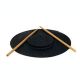CB PERCUSSION DRUM Practice Pad 14-inch Black Rubber