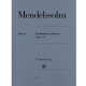 HENLE FELIX Mendelssohn Variations Serieuses Opus 54 For Piano