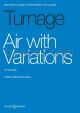 BOOSEY & HAWKES MARK-ANTHONY Turnage Air With Variations For Guitar