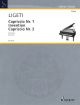 SCHOTT LIGETI Capriccios No.1 Invention Capriccio No.2 For Piano