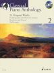 SCHOTT CLASSICAL Piano Anthology 2 25 Original Works Cd Included