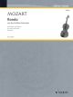 SCHOTT MOZART Rondo From The Haffner-serenade Kv.250 For Violin & Piano