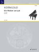 SCHOTT KORNGOLD Ein Walzer An Luzi For Piano Solo