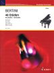 SCHOTT 48 Studies Op.29&32 Composed By Henri Bertini Edited By Ruth Taneda For Piano