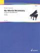 SCOTT PUBLICATIONS NO Word Necessary Composed By Melanie Spanswick For Piano Solo