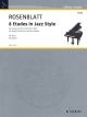 SCHOTT 8 Etudes In Jazz Style For Young Virtuosos With Smaill Hands