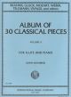 INTERNATIONAL MUSIC ALBUM Of 30 Classical Pieces Volume 2 For Flute & Piano Edited Wummer