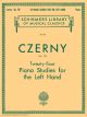 G SCHIRMER CZERNY Twenty-four Piano Studies For The Left Hand Op.718