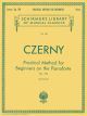 G SCHIRMER CZERNY Practical Method For Beginners On The Pianoforte Op.599