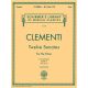 G SCHIRMER MUZIO Clementi Twelve Sonatas For The Piano Book 2 No 8 To 12