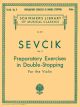 G SCHIRMER SEVCIK Preparatory Exercises In Double-stopping Op 9 For The Violin