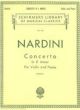 G SCHIRMER NARDINI Concerto In E- For Violin & Piano Edited By Franko