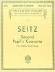 G SCHIRMER SEITZ Second Pupil's Concerto No. 2 In G Major Op. 13 For Violin & Piano