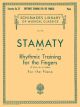 G SCHIRMER STAMATY Rhythmic Training For The Fingers Op.36 For The Piano