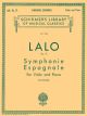 G SCHIRMER LALO Symphonie Espagnole Op. 21 For Violin & Piano