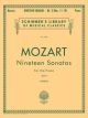 G SCHIRMER WOLFGANG A Mozart Nineteen Sonatas For The Piano Book 2 Nos 11 To 19