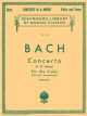 G SCHIRMER J.S. Bach Concerto In A Minor For Violin With Piano Accompaniment