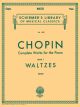 G SCHIRMER CHOPIN Waltzes Book 1 For Piano Arranged By C. Mikuli