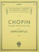 G SCHIRMER FREDERIC Chopin Complete Works For The Piano Book 6 Impromptus