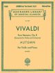 HAL LEONARD VIVALDI Autumn From Four Seasons Op.8 For Violin & Piano