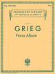 G SCHIRMER GRIEG Piano Album Vol. 1957