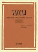 RICORDI PRACTICAL Vocal Methos (vaccai) Low Voice Edited By Elio Battaglia
