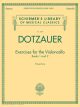 G SCHIRMER DOTZAUER Exercises For The Violoncello Books 1 & 2