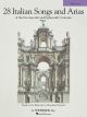 G SCHIRMER 28 Italian Songs & Arias High Voice