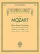 G SCHIRMER MOZART Three Piano Concertos No.20 D- K.466/ No.21 C K.467/ No.23 A K.488