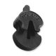 TOURTE TOURTE Style Rubber Violin Mute Round 2 Holes