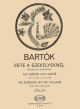 EDITIO MUSICA BUDAPE BARTOK Evening In The Village For Violin & Piano Edited By Tibor Fulep