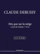 DURAND CLAUDE Debussy Des Pas Sur La Neige Piano Solo