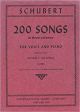 INTERNATIONAL MUSIC SCHUBERT 200 Songs Volume 1 For Low Voice & Piano