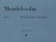 HENLE MENDELSSOHN Werke Fur Klavier Zu Vier Handen (works For Piano Four Hands)