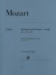 HENLE MOZART Fantasy & Sonata C Minor K.475/457 For Piano Urtext Edition