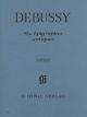HENLE CLAUDE Debussy Six Epigraphes Antiques For Piano