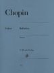 HENLE CHOPIN Ballades For Piano Urtext