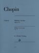 HENLE CHOPIN Ballade In A Flat Major Opus 47 For Piano Solo