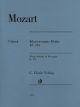 HENLE MOZART Piano Sonata In D Major K.284 (205b)