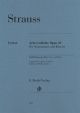 HENLE STRAUSS Eight Poems Op.10 For Medium Voice & Piano