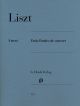 HENLE LISZT Trois Etudes De Concert (3 Concert Etudes) For Piano Solo