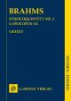 HENLE BRAHMS String Quintet No.2 Op.111 In G Major Study Score